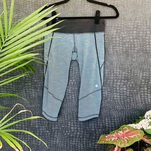 Lululemon Striped Yoga Leggings